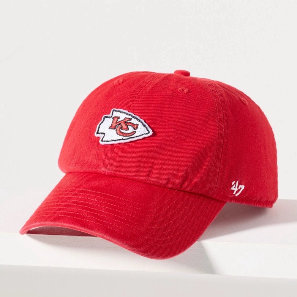 '47 Kansas City Chiefs NFL Mini Patch Baseball Cap NWT